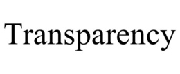 TRANSPARENCY trademark