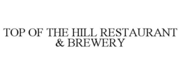 TOP OF THE HILL RESTAURANT & BREWERY trademark