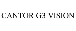 CANTOR G3 VISION trademark