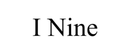 I NINE trademark