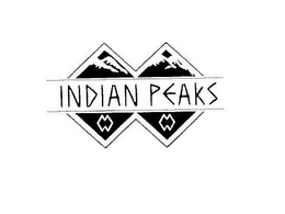 INDIAN PEAKS trademark
