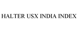 HALTER USX INDIA INDEX trademark