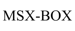 MSX-BOX trademark