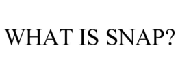 WHAT IS SNAP? trademark