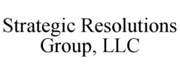 STRATEGIC RESOLUTIONS GROUP, LLC trademark