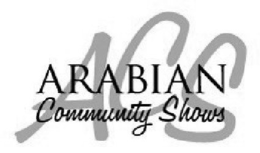 ACS ARABIAN COMMUNITY SHOWS trademark
