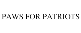 PAWS FOR PATRIOTS trademark