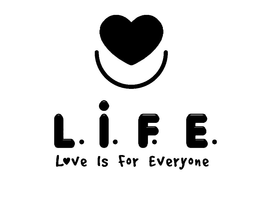 L.I.F.E. LOVE IS FOR EVERYONE trademark