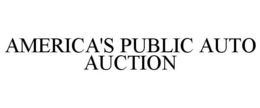 AMERICA'S PUBLIC AUTO AUCTION trademark