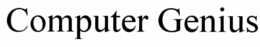 COMPUTER GENIUS trademark