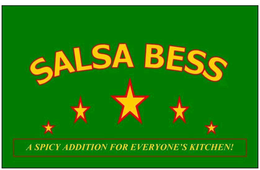 SALSA BESS A SPICY ADDITION FOR EVERYONE'S KITCHEN! trademark