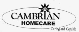 CAMBRIAN HOMECARE CARING AND CAPABLE trademark