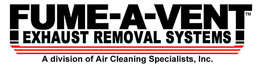 FUME-A-VENT EXHAUST REMOVAL SYSTEMS A DIVISION OF AIR CLEANING SPECIALISTS, INC. trademark