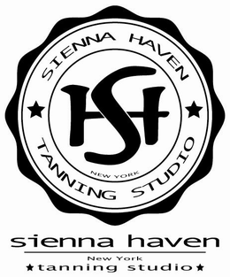 SH SIENNA HAVEN TANNING STUDIO NEW YORK SIENNA HAVEN TANNING STUDIO NEW YORK trademark