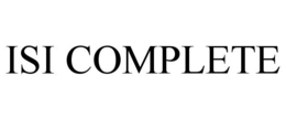 ISI COMPLETE trademark