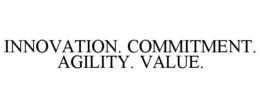 INNOVATION. COMMITMENT. AGILITY. VALUE. trademark