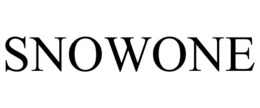 SNOWONE trademark