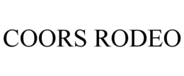 COORS RODEO trademark