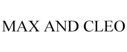 MAX AND CLEO trademark