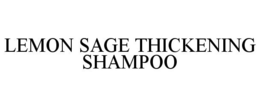LEMON SAGE THICKENING SHAMPOO trademark
