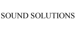 SOUND SOLUTIONS trademark