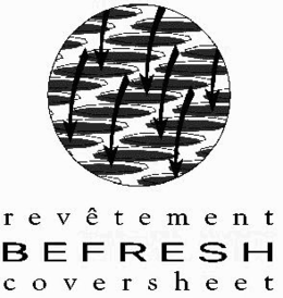 REVÊTEMENT BEFRESH COVERSHEET trademark