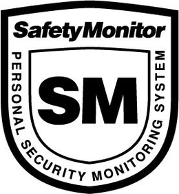 SAFETY MONITOR PERSONAL SECURITY MONITORING SYSTEM SM trademark