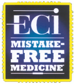 ECI MISTAKE-FREE MEDICINE trademark