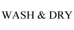 WASH & DRY trademark