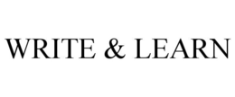 WRITE & LEARN trademark