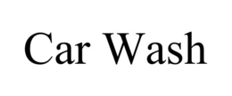 CAR WASH trademark