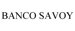 BANCO SAVOY trademark