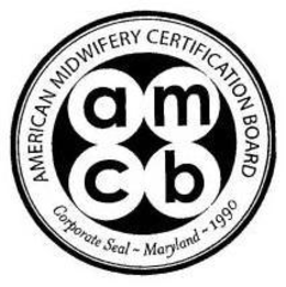 AMCB AMERICAN MIDWIFERY CERTIFICATION BOARD CORPORATE SEAL-MARYLAND-1990 trademark