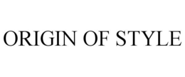 ORIGIN OF STYLE trademark