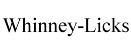 WHINNEY-LICKS trademark