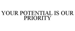 YOUR POTENTIAL IS OUR PRIORITY trademark