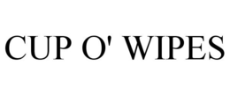 CUP O' WIPES trademark
