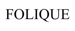 FOLIQUE trademark