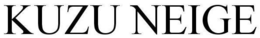 KUZU NEIGE trademark