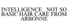 INTELLIGENCE...NOT SO BASIC HAIR CARE FROM ARBONNE trademark