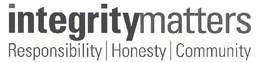 INTEGRITYMATTERS RESPONSIBILITY HONESTY COMMUNITY trademark
