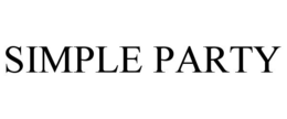 SIMPLE PARTY trademark