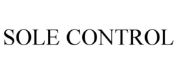 SOLE CONTROL trademark