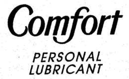 COMFORT PERSONAL LUBRICANT trademark