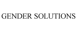 GENDER SOLUTIONS trademark