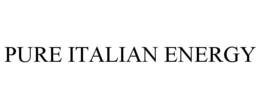 PURE ITALIAN ENERGY trademark