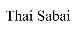THAI SABAI trademark
