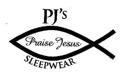 PJ'S PRAISE JESUS SLEEPWEAR trademark