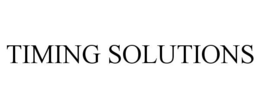 TIMING SOLUTIONS trademark
