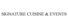 SIGNATURE CUISINE & EVENTS trademark
